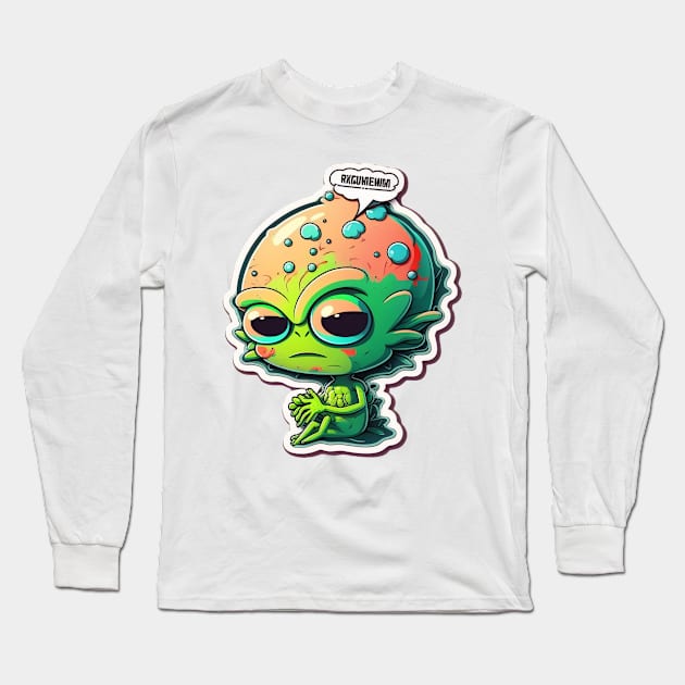 Alien Long Sleeve T-Shirt by pxdg